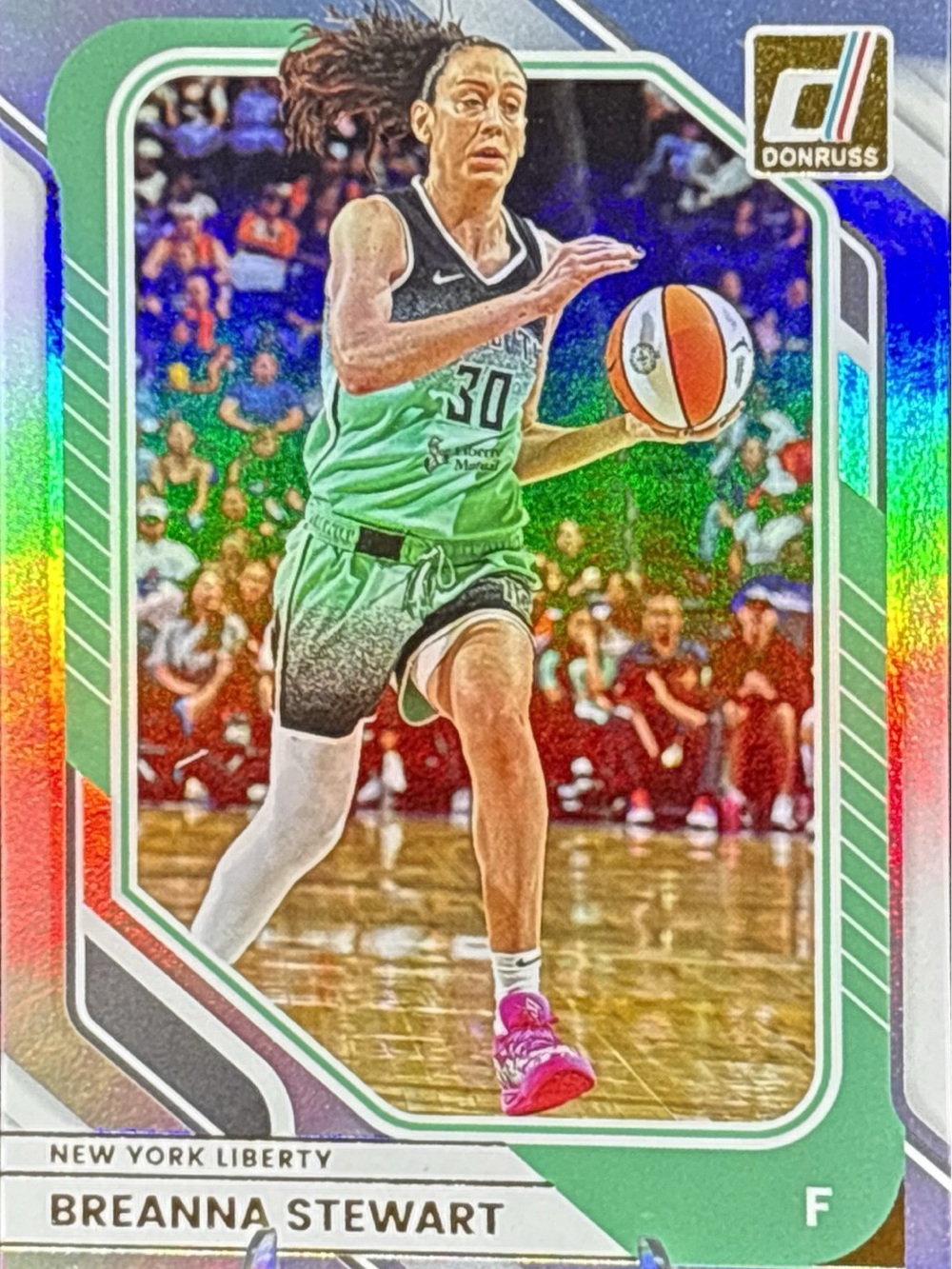Panini Donruss Breanna Stewart New York Liberty Card Prizm